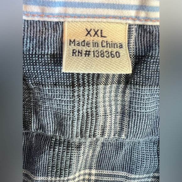 32 BAR BLUES | men’s button up shirt. Size: XXL - Picture 8 of 13